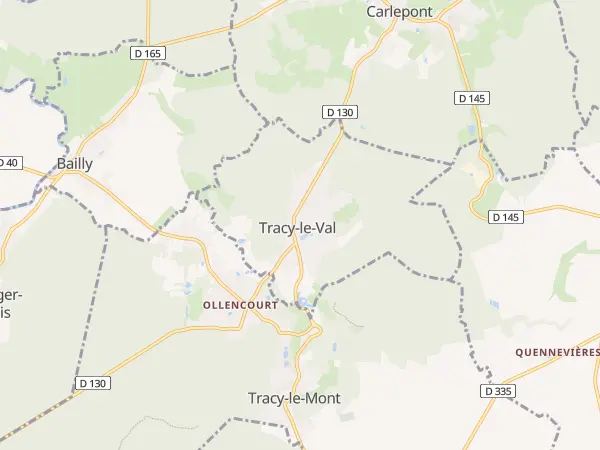 Plan de Tracy-le-Val