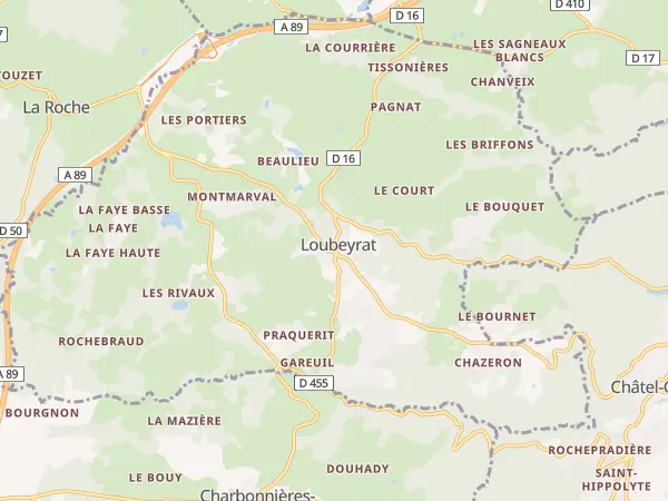 Plan de Loubeyrat