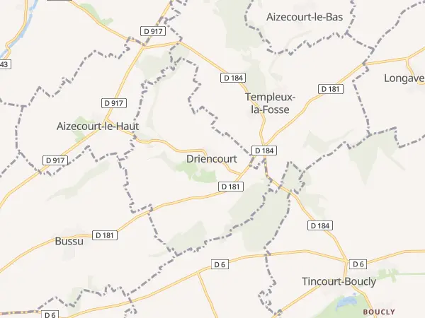 Plan de Driencourt