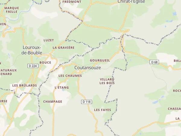 Plan de Coutansouze