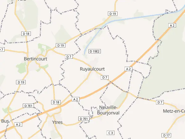 Plan de Ruyaulcourt