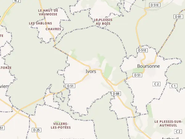 Plan de Ivors