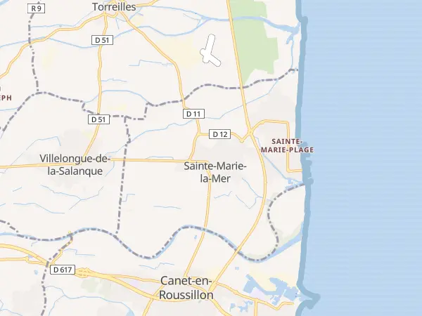 Plan de Sainte-Marie-la-Mer