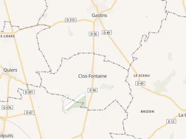 Plan de Clos-Fontaine
