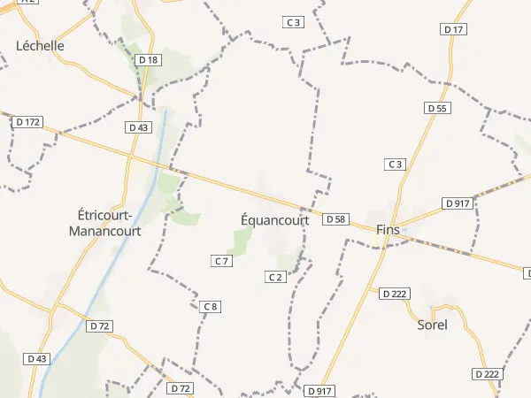 Plan de Équancourt