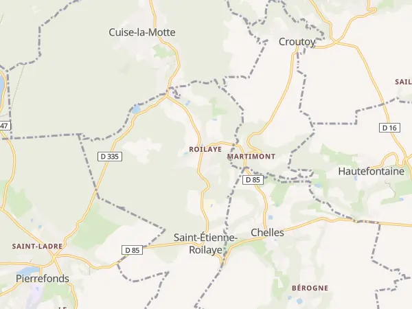 Plan de Saint-Étienne-Roilaye