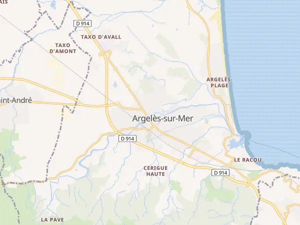 Plan de Argelès-sur-Mer