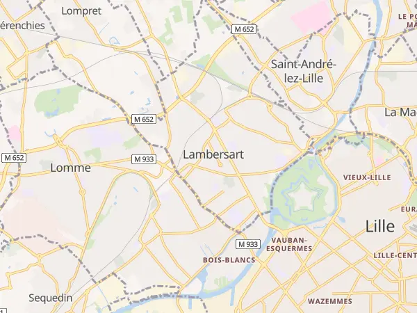 Plan de Lambersart