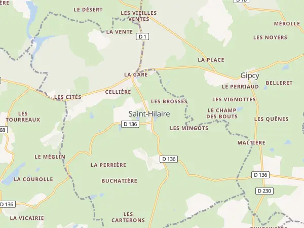 Plan de Saint-Hilaire
