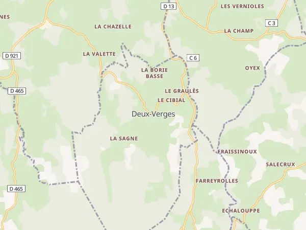Plan de Deux-Verges