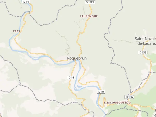 Plan de Roquebrun