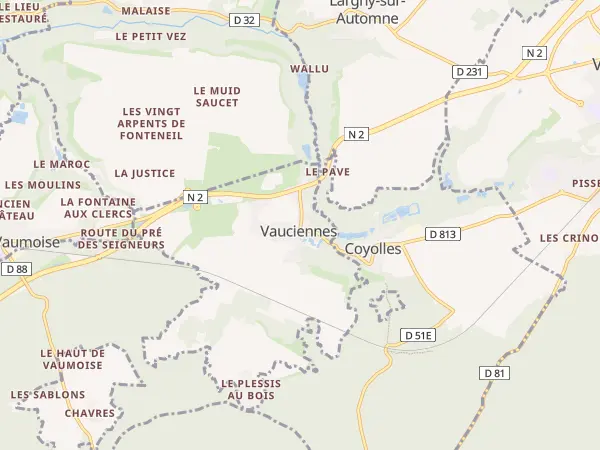 Plan de Vauciennes