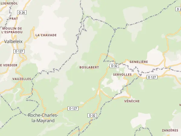 Plan de Roche-Charles-la-Mayrand