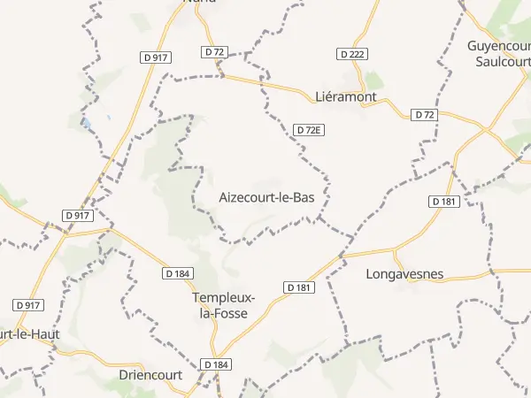 Plan de Aizecourt-le-Bas