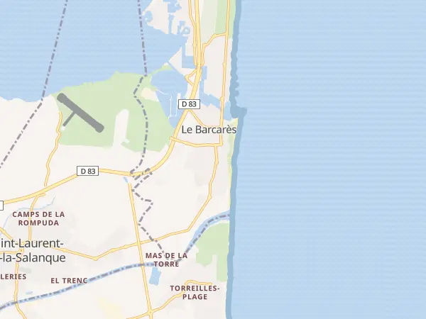 Plan du Barcarès