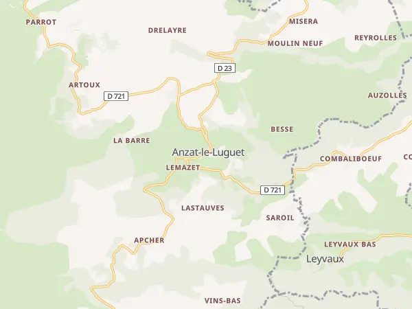 Plan de Anzat-le-Luguet