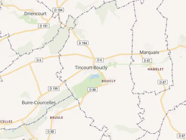 Plan de Tincourt-Boucly