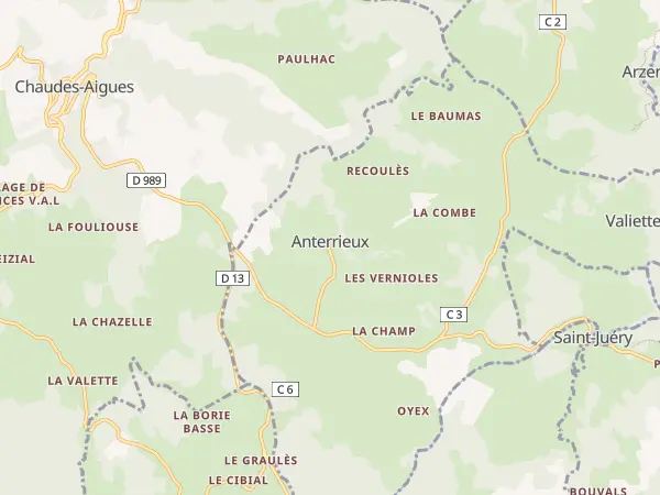 Plan de Anterrieux