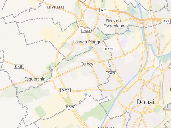 Plan de Cuincy