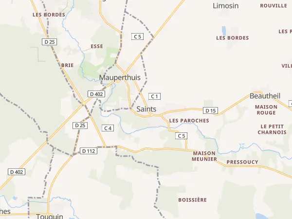 Plan de Beautheil-Saints