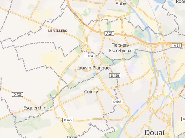 Plan de Lauwin-Planque
