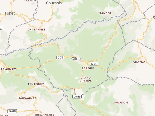 Plan de Olloix
