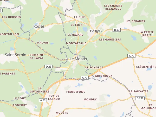 Plan du Montet