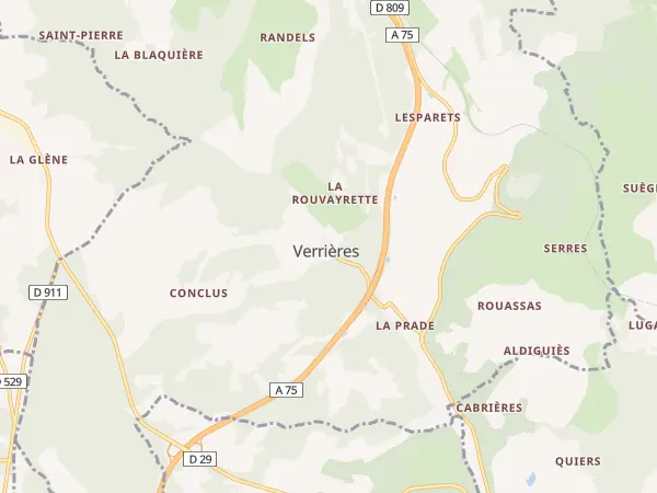 Plan de Verrières