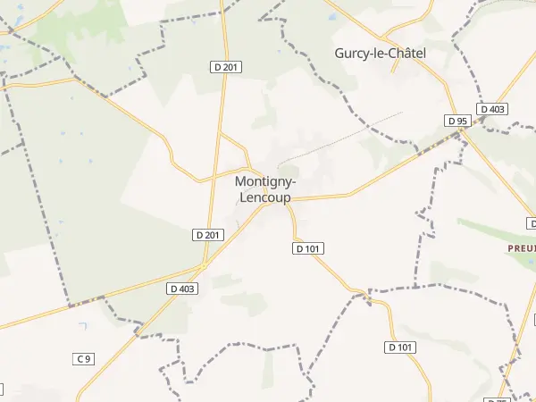 Plan de Montigny-Lencoup