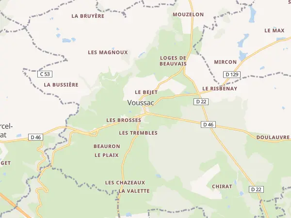 Plan de Voussac