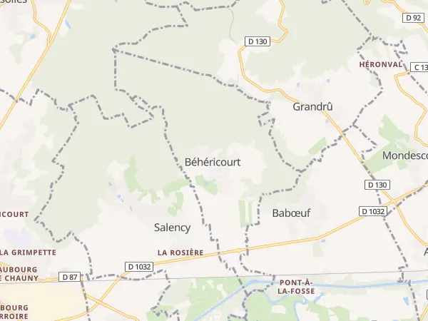 Plan de Béhéricourt
