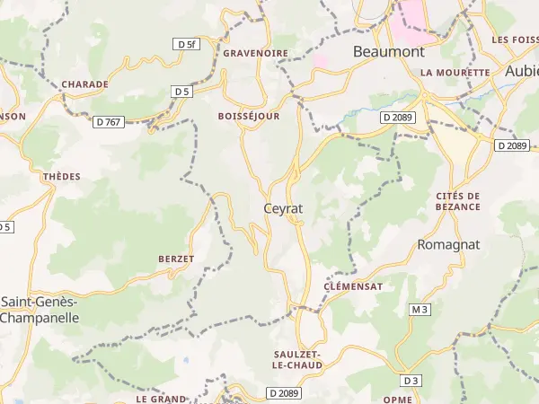 Plan de Ceyrat