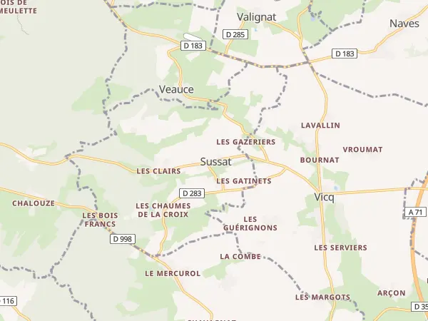 Plan de Sussat