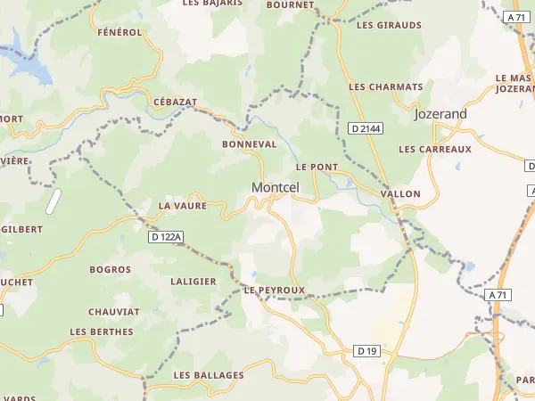 Plan de Montcel