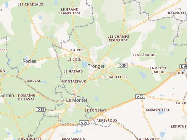 Plan de Tronget