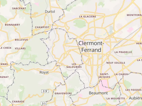 Plan de Chamalières