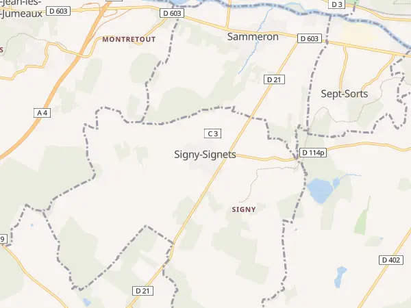 Plan de Signy-Signets