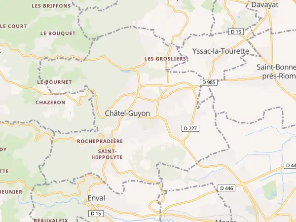 Plan de Châtel-Guyon