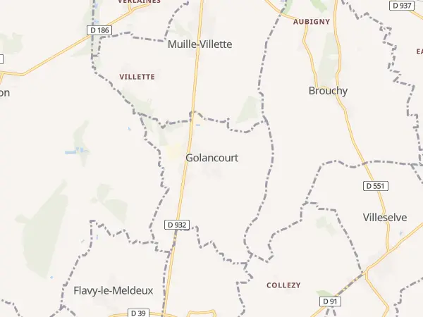 Plan de Golancourt