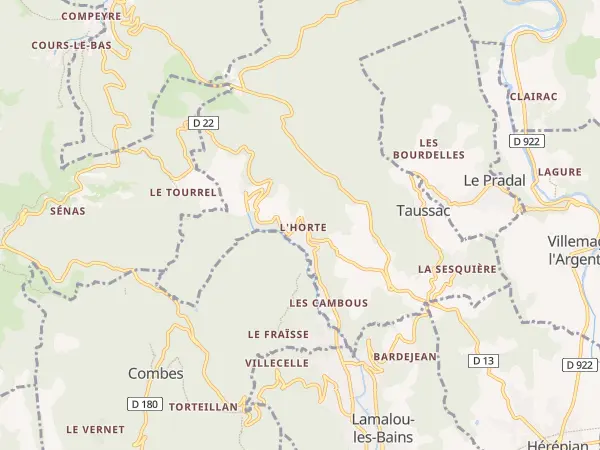 Plan de Taussac-la-Billière