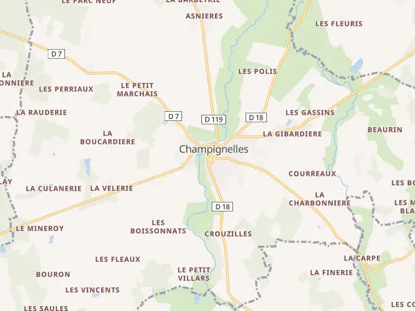 Plan de Champignelles