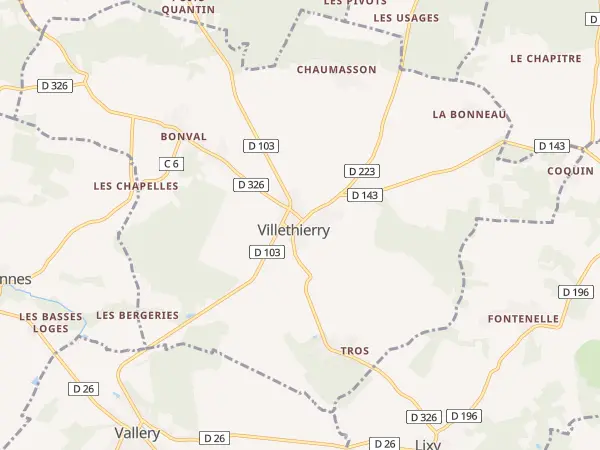 Plan de Villethierry