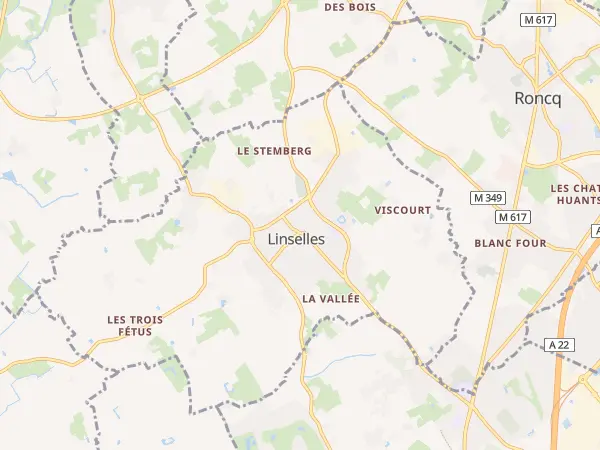 Plan de Linselles