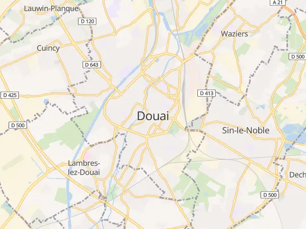 Plan de Douai