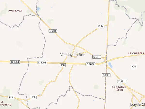 Plan de Vaudoy-en-Brie
