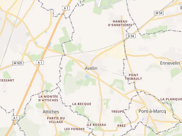 Plan de Avelin