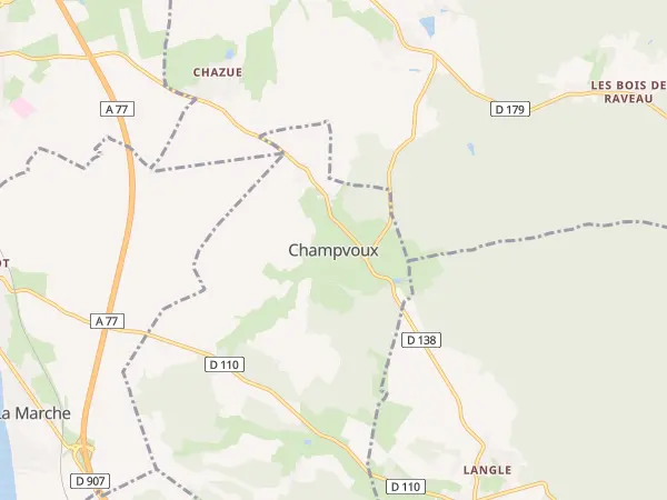 Plan de Champvoux