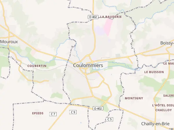 Plan de Coulommiers