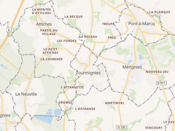 Plan de Tourmignies