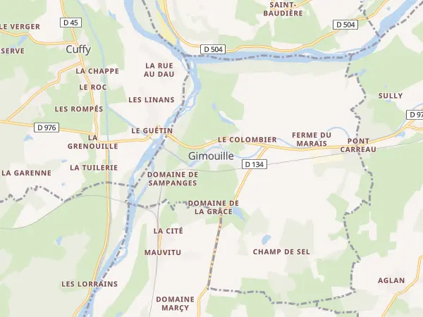 Plan de Gimouille